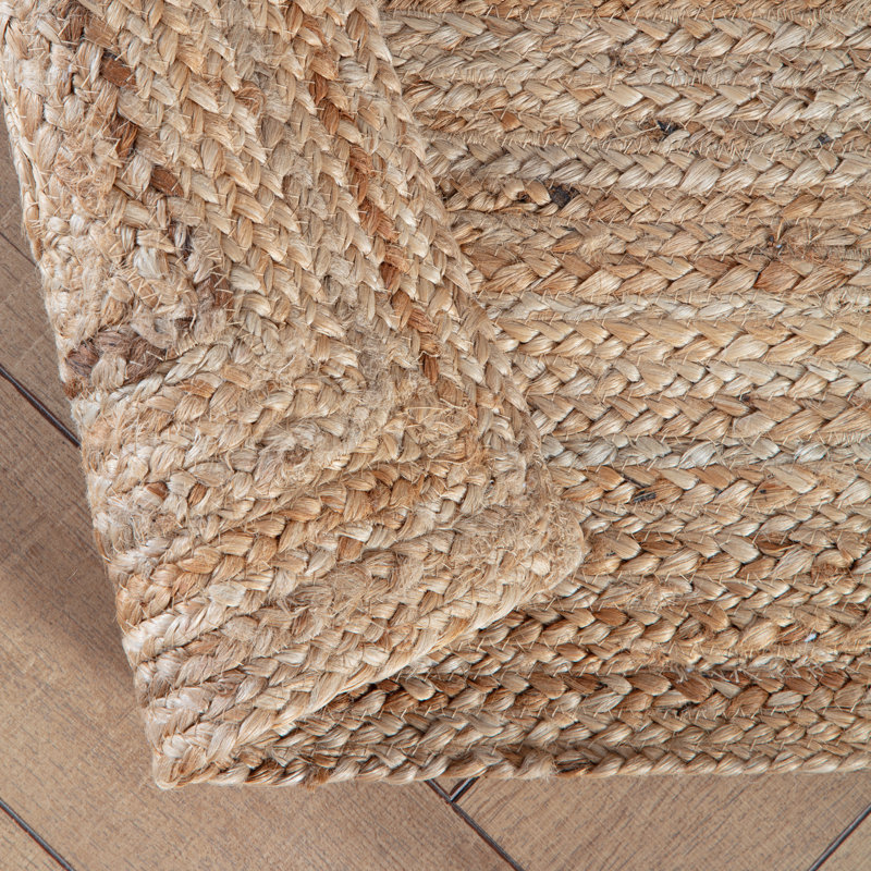 Birch Lane™ Gage Handmade Hand Braided Jute/Sisal Tan Rug & Reviews